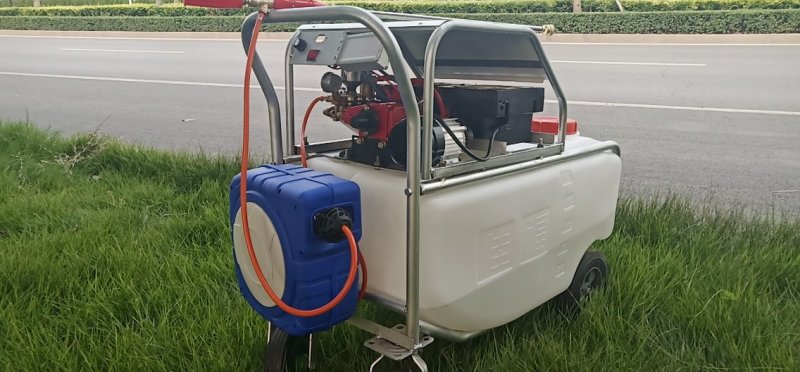 打药车，电动打药车，48伏消杀冲洗车！自动缠管打药设备