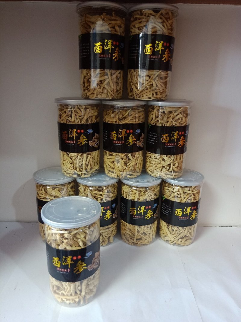 西洋参丁腿西洋参中小丁吉林长白山250克
