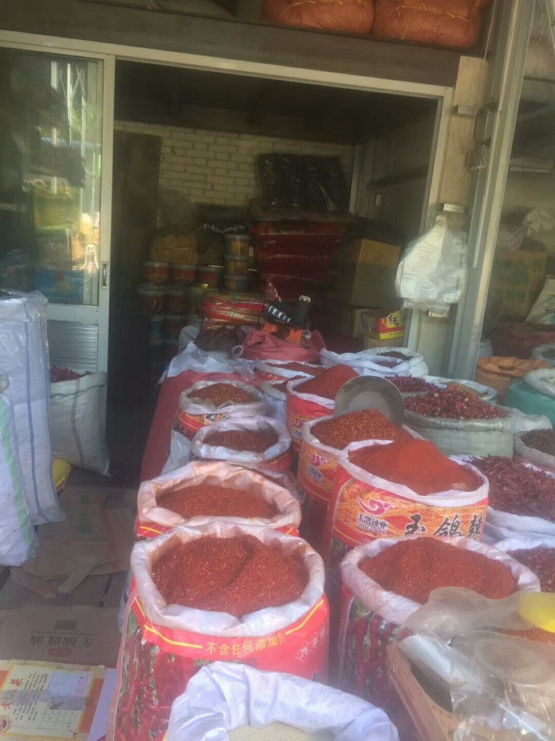 【厂家包邮】特价陕西石碾香辣中粗辣椒面辣椒粉25KG