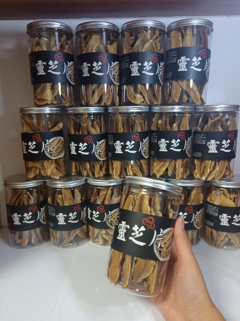 【包邮】灵芝片长白山特产东北半野生林下灵芝赤灵芝