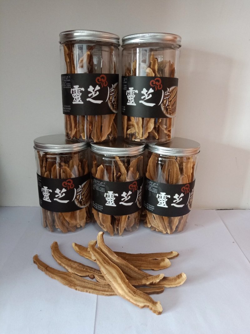 【包邮】灵芝片长白山特产东北半野生林下灵芝赤灵芝