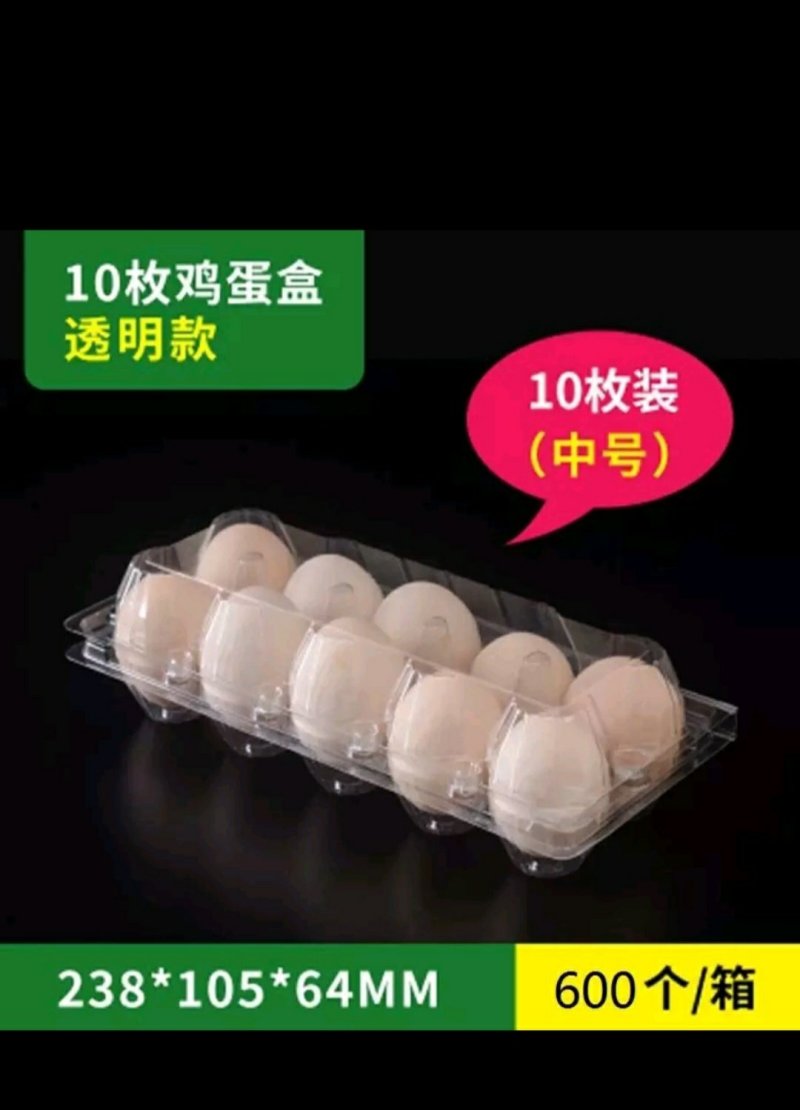 10枚中号塑料蛋托可装9-13个一斤的鸡蛋
