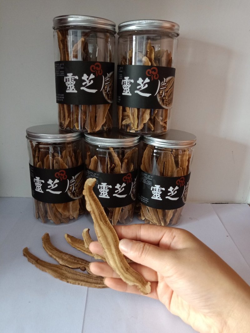 【包邮】灵芝片长白山特产东北半野生林下灵芝赤灵芝