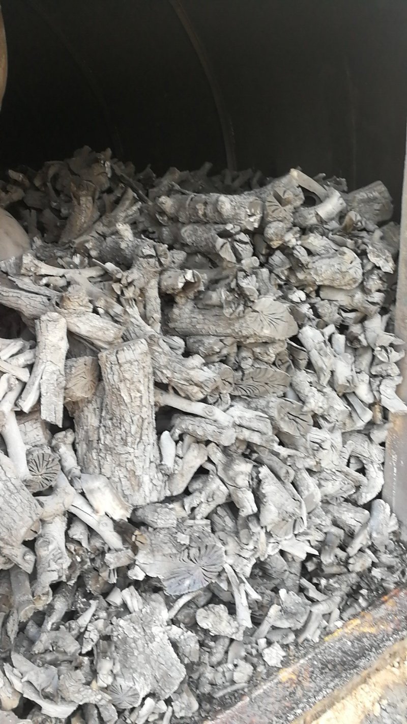 高温干馏苹果木炭