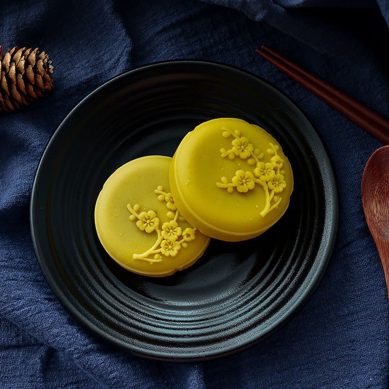 牡丹福冰皮月饼散装多口味广式月饼红豆绿豆抹茶中秋月饼70
