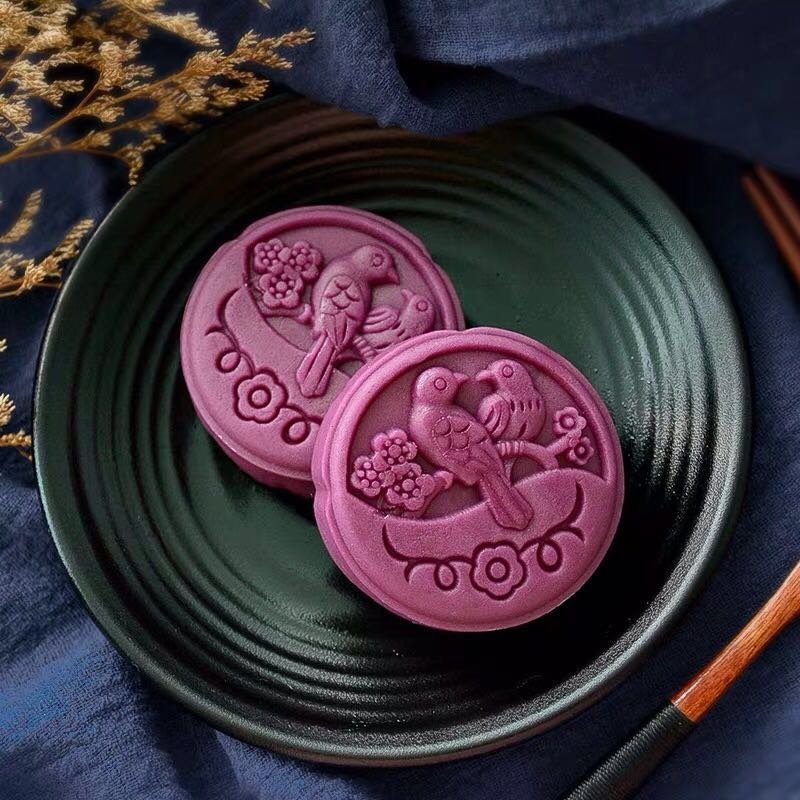 牡丹福冰皮月饼散装多口味广式月饼红豆绿豆抹茶中秋月饼70