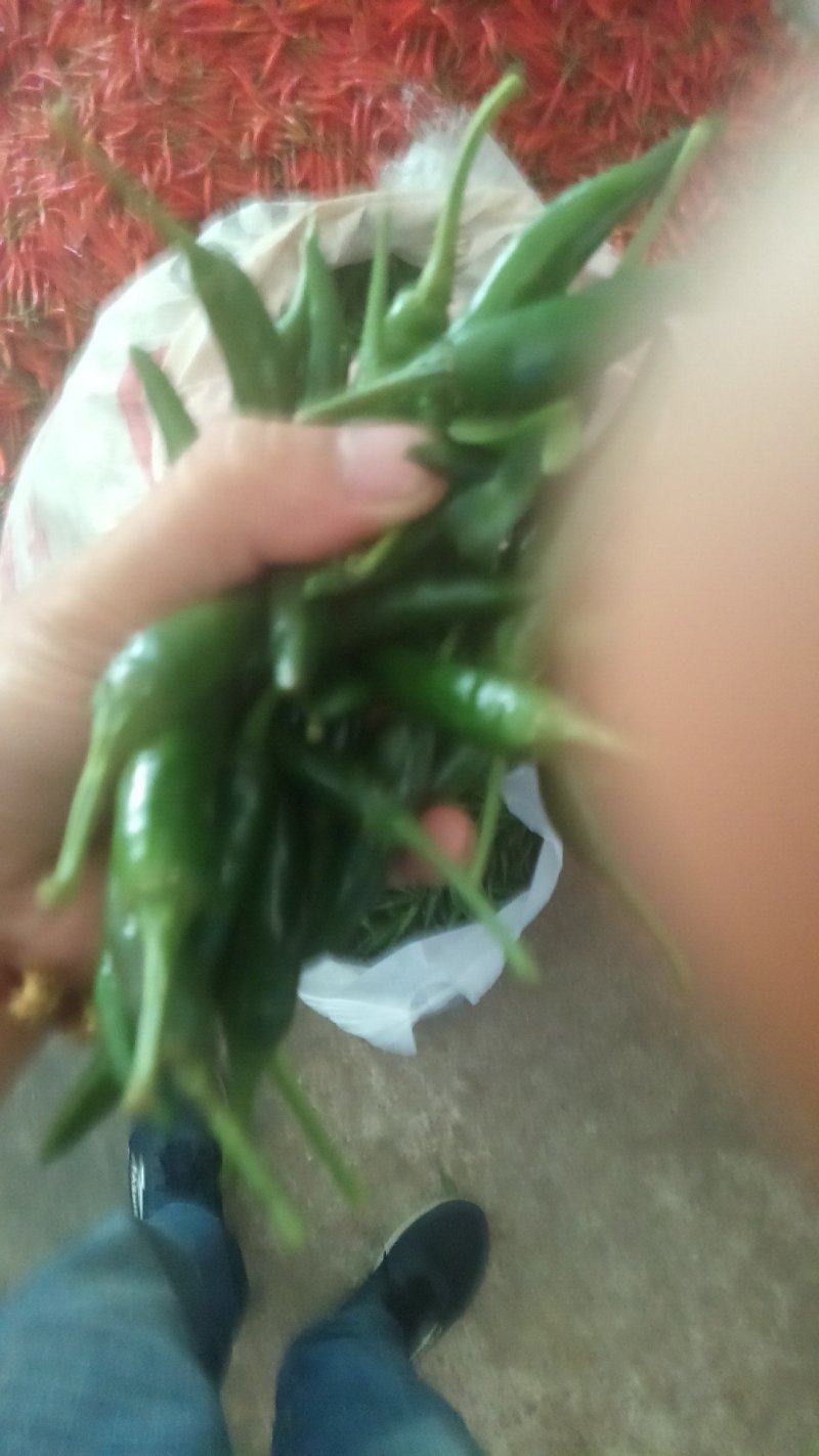 小米辣及青白苦瓜