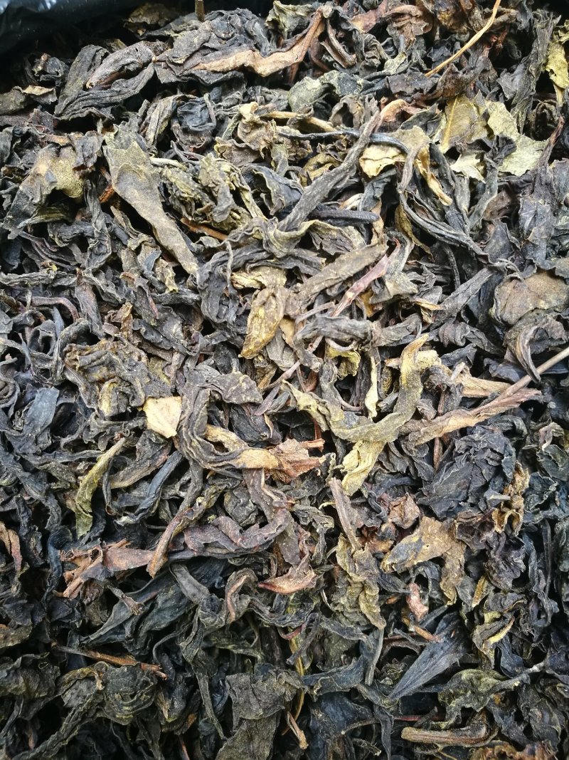 古树黑茶/原料/茶砖/发酵压饼/缅甸进口