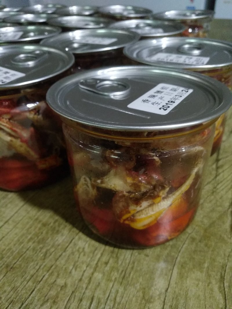 香辣蟹钳开罐即食