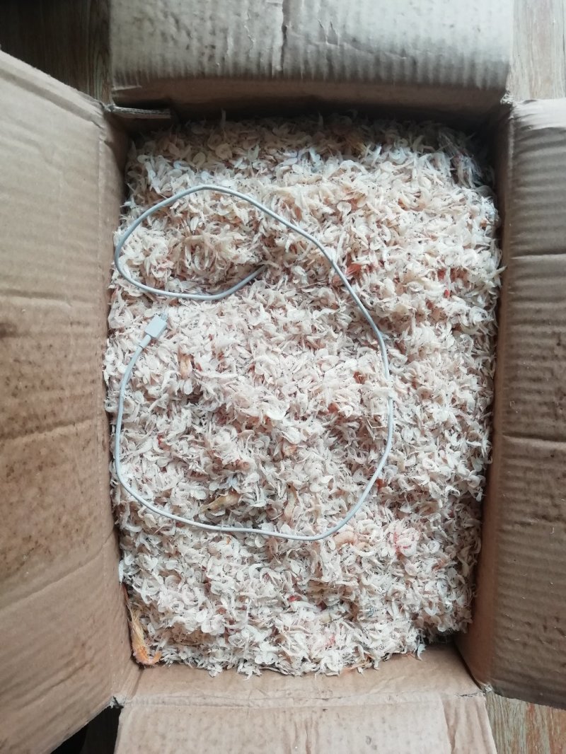 咸，淡干虾皮，