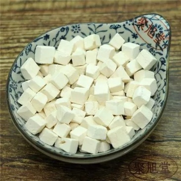 安徽大别山岳西茯苓丁白茯苓茯苓块伏苓片可磨粉无硫5