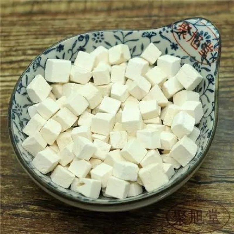 安徽大别山岳西茯苓丁白茯苓茯苓块伏苓片可磨粉无硫5