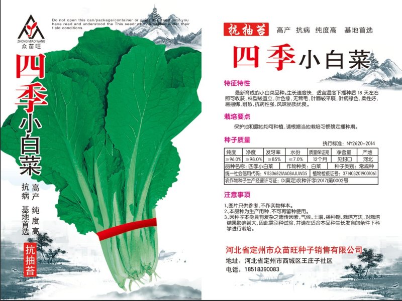 大叶菠菜，冬根菠菜，小白菜种子有售