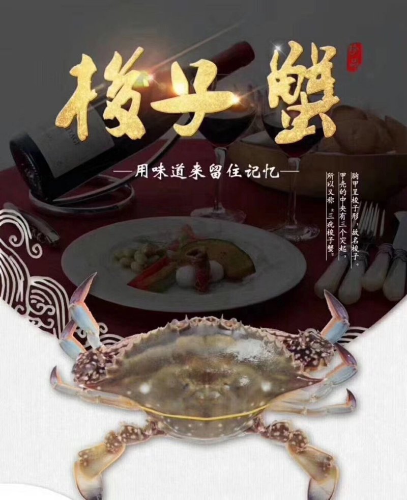 精品梭子蟹，舟山直供！5斤装起售！