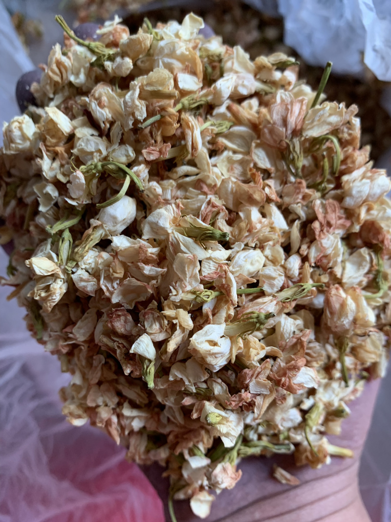 茉莉花茶，香包填充物茉莉花，枕芯坐垫填充物，茉莉花粉