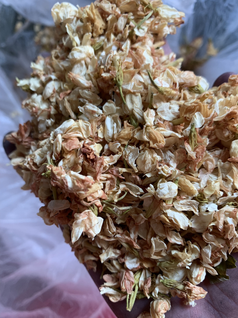 茉莉花茶，香包填充物茉莉花，枕芯坐垫填充物，茉莉花粉