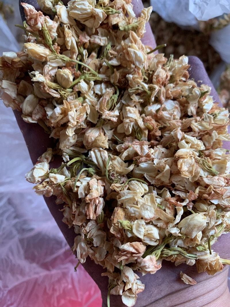 茉莉花茶，香包填充物茉莉花，枕芯坐垫填充物，茉莉花粉