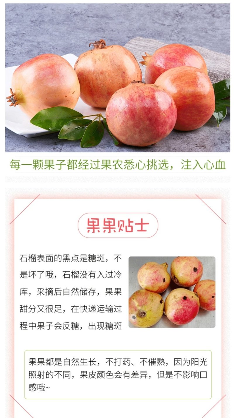 会理软籽石榴产地直售/果大皮薄酸甜可口一件代发全国包邮