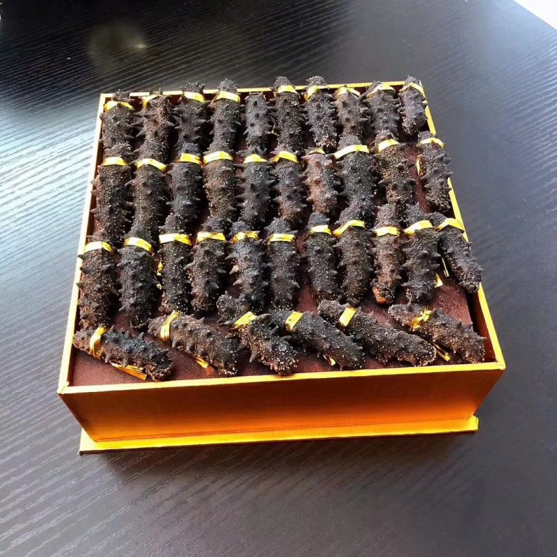 大连淡干海参礼盒，一盒40/50个海参，全国包邮