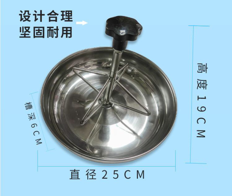 猪用不锈钢料槽仔猪补料盆猪食槽不锈钢小猪饮水槽