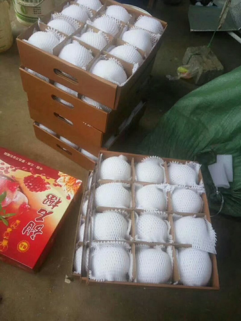 云南省蒙自市甜石榴振撼上市，果大甜而子软