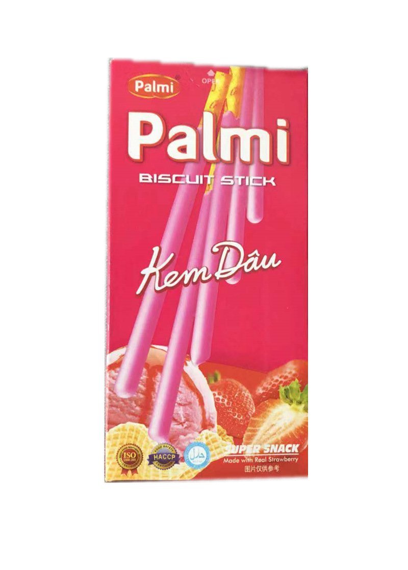 Palmi越南进口派迷涂层饼干棒