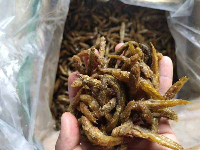 油炸小黄鱼小河鱼淡水无盐