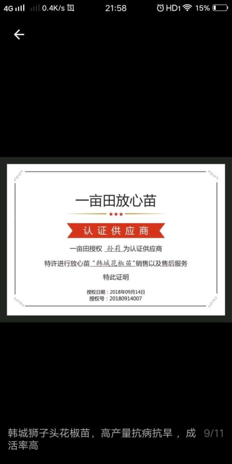 花椒苗黄盖狮子头，产量高，抗旱抗寒