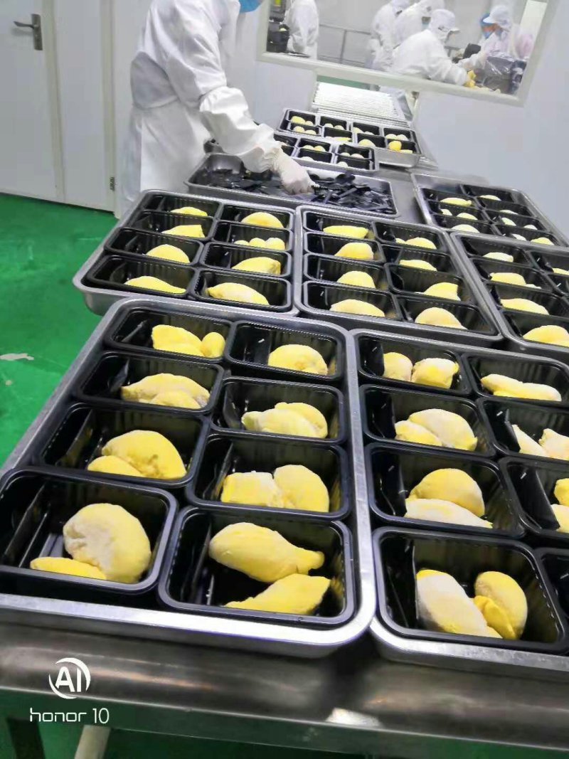 泰国金枕头榴莲肉冷冻带核榴莲媲美猫山王280克盒装