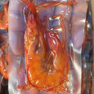自家日晒新鲜虾干网红虾干微辣适合零食无添加