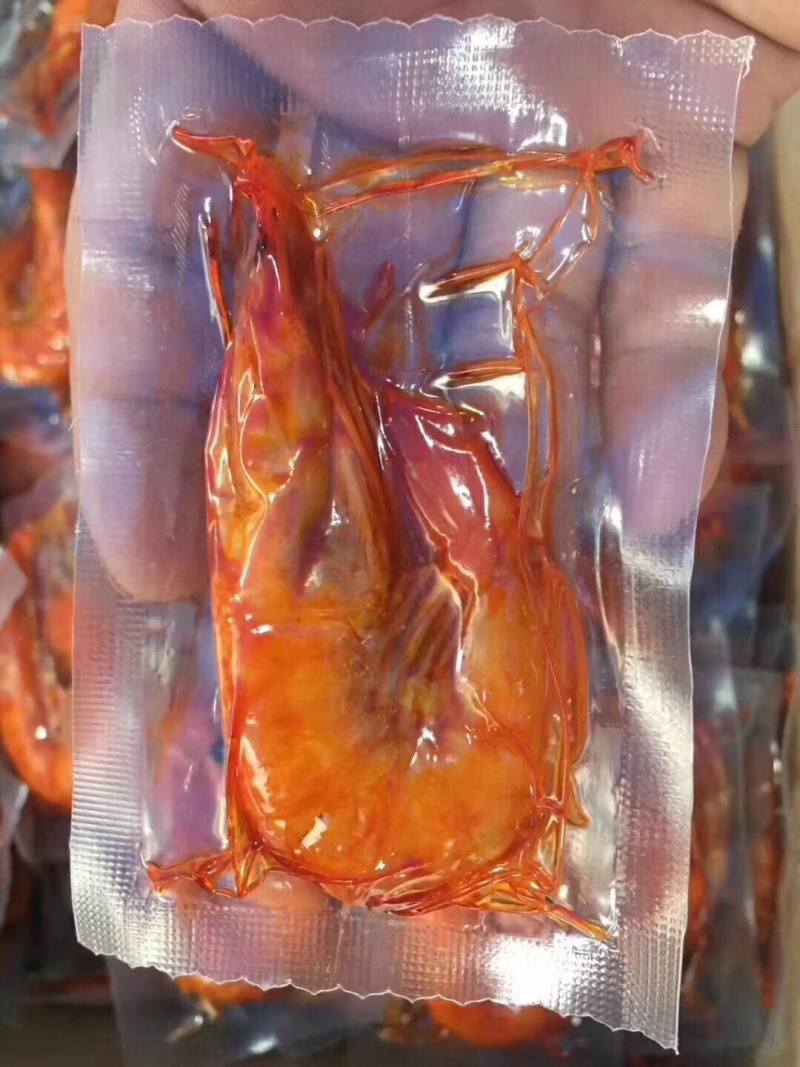 自家日晒新鲜虾干网红虾干微辣适合零食无添加