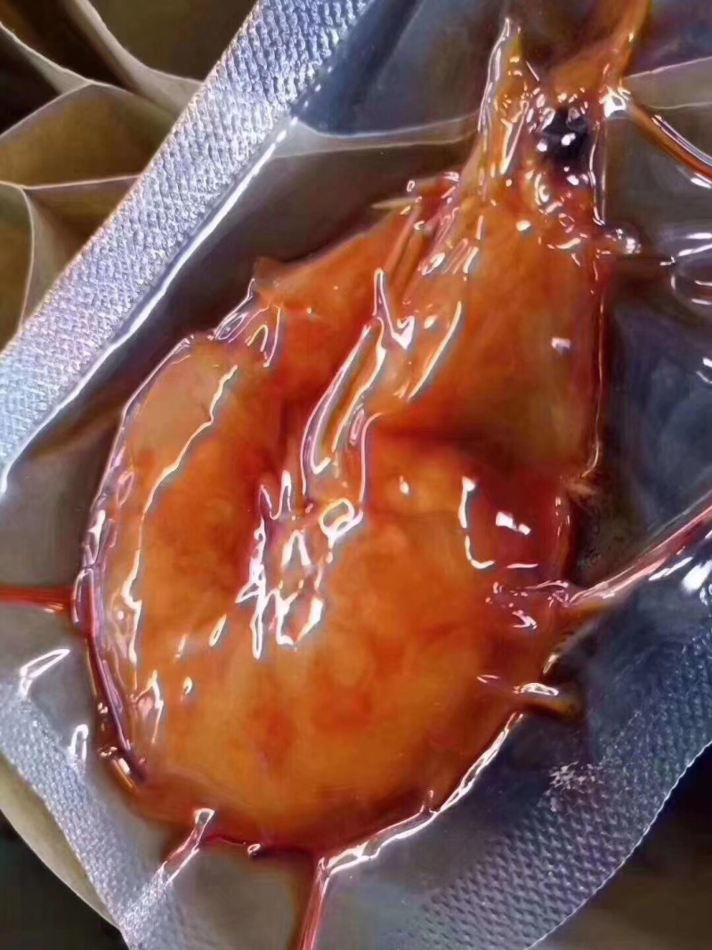 自家日晒新鲜虾干网红虾干微辣适合零食无添加