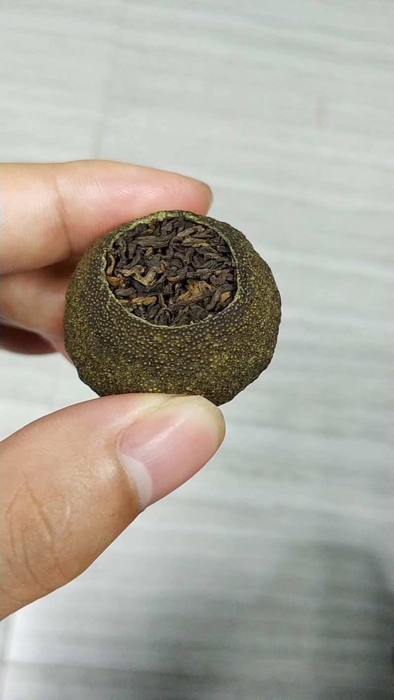 正宗新会小青柑普洱茶低温烘培工艺85每斤批发