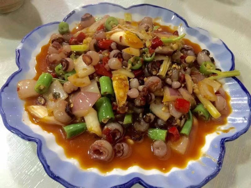 海灵菇鱿鱼