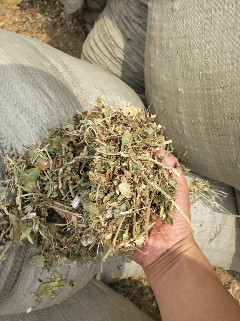 花生秧压块专业加工常年供货