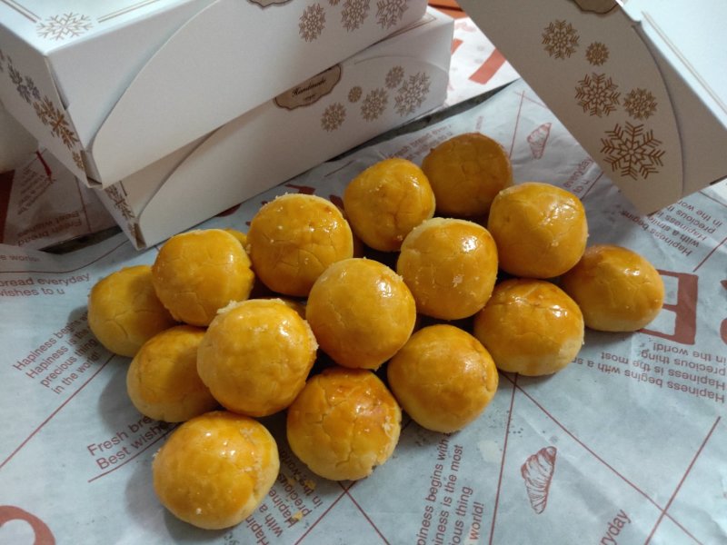 《菠萝饼》自家全手工制作『纯手工制作拒绝任何添加剂6个装
