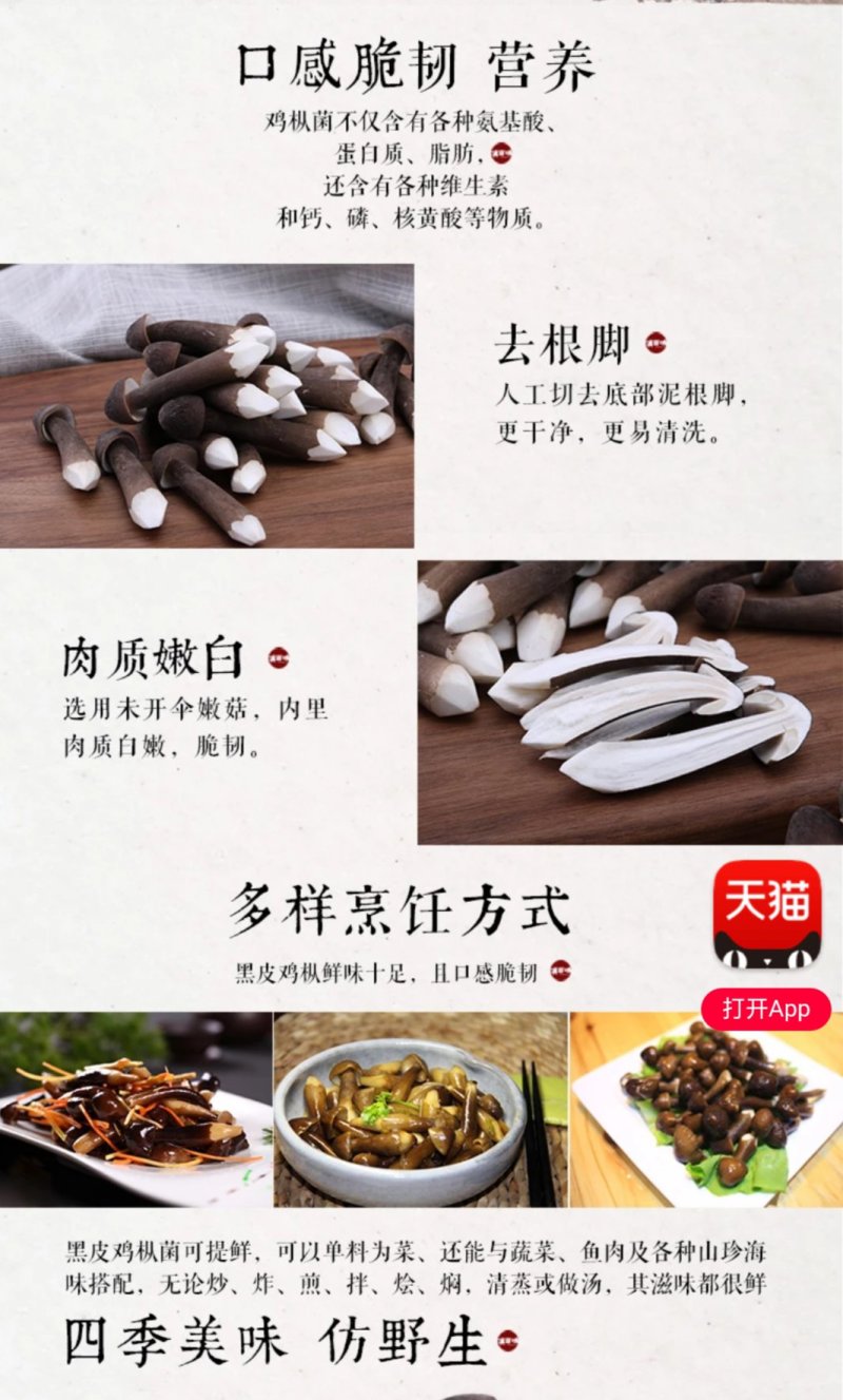 精品黑皮鸡枞菌