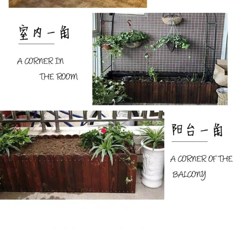 木质花箱花盆盆栽花艺绿植盆栽多肉花盆育苗花盆厂家直销包邮