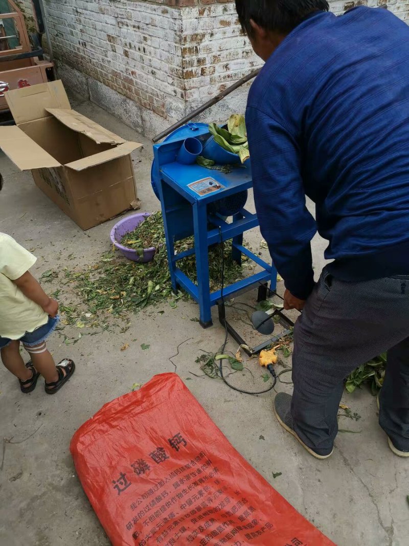 电动切草碎草机小型家用青饲料养殖牛羊铡草机粉碎机农用砍猪