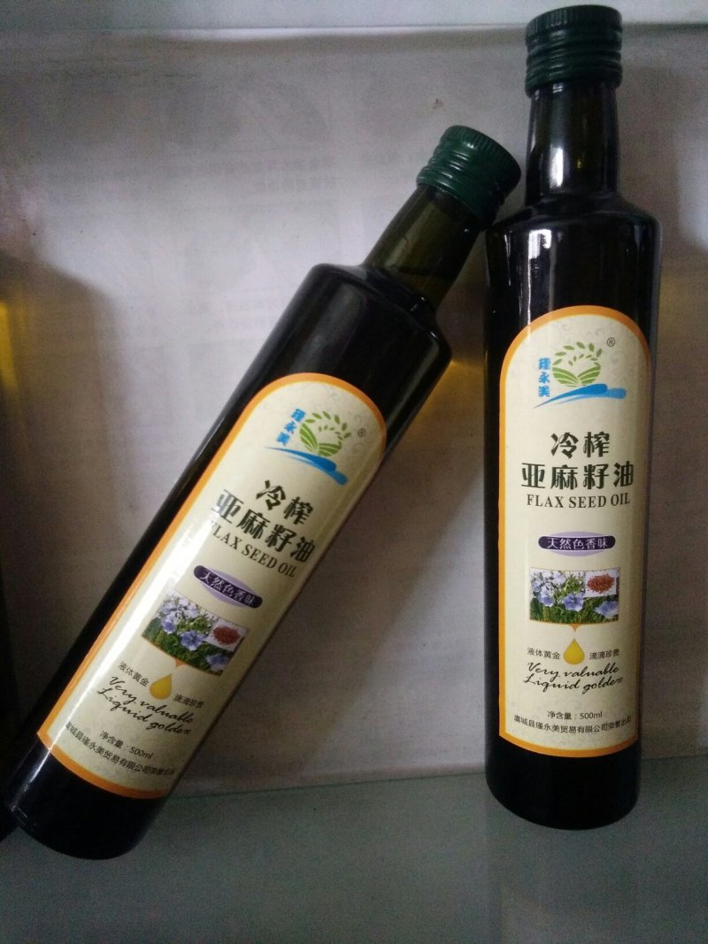 瑾永美低温冷榨脱蜡亚麻籽油