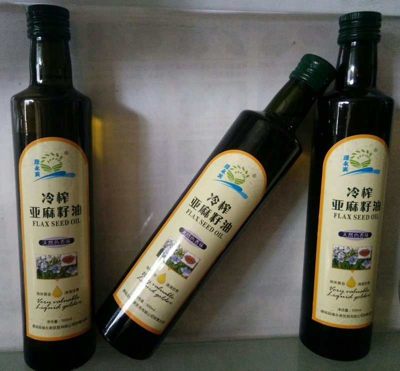 瑾永美低温冷榨脱蜡亚麻籽油