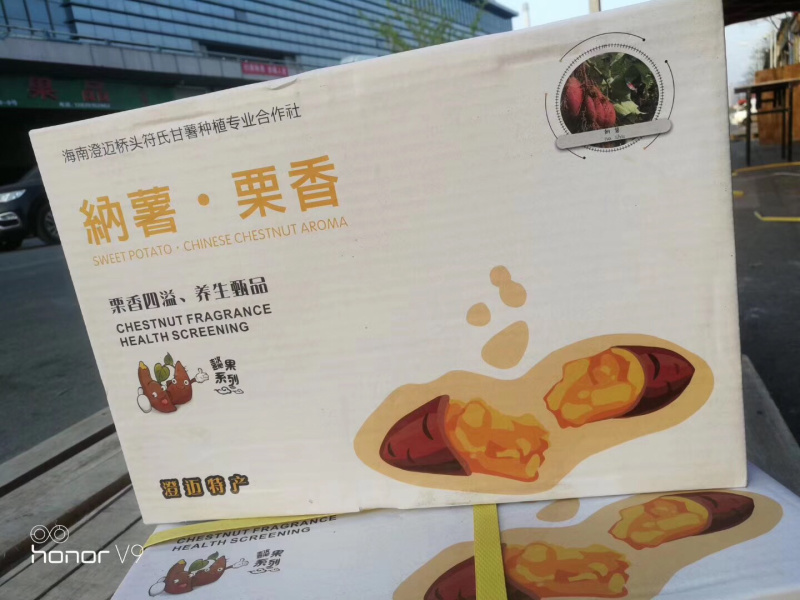 海南澄迈桥头富硒地瓜.高品质板栗薯〖纳薯〗板栗薯