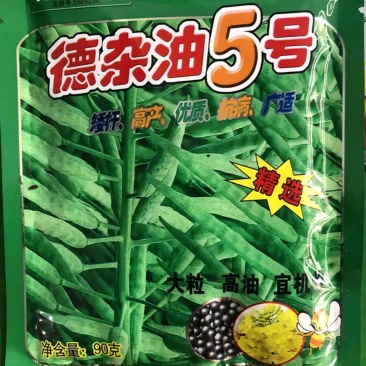 德杂油5号油菜种子矮杆高产抗病高油大粒原装80克