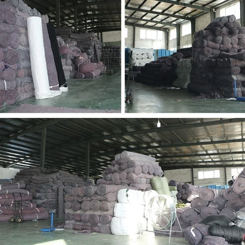 土工布毛毡公路养护大棚保温装修防水加厚工程布棉白色无防布