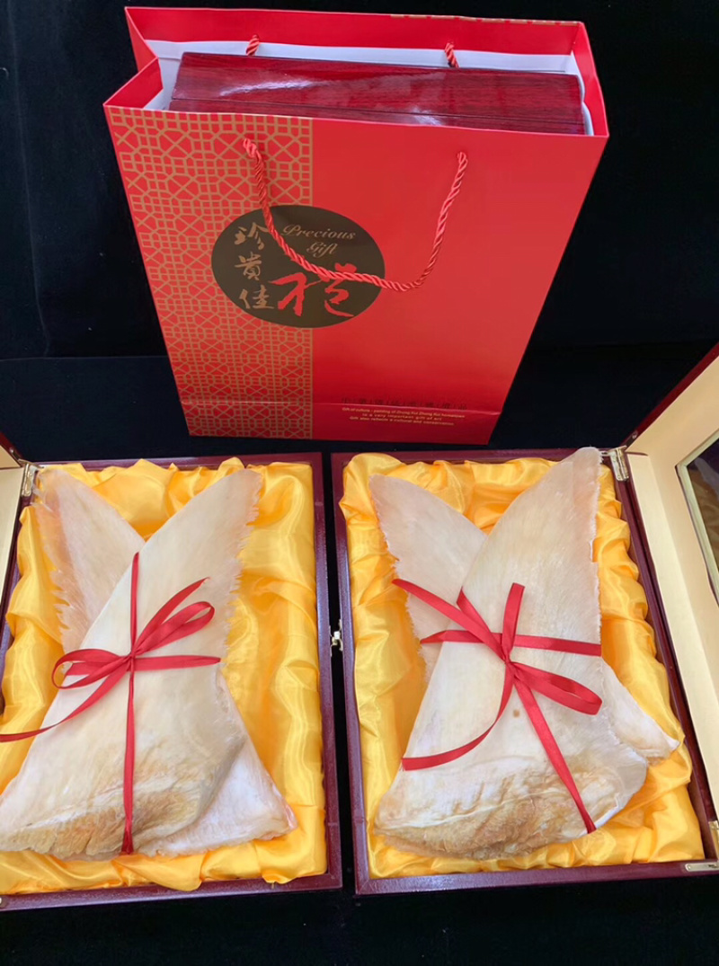 鱼翅大翅礼盒带礼盒一套净重250克