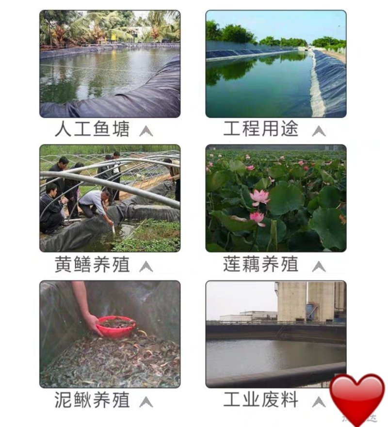 厂家土工膜防渗膜鱼塘藕池沼气池蓄水池垃圾填埋场专用防渗