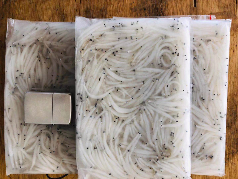 澜沧江库区速冻银鱼，银鱼干
