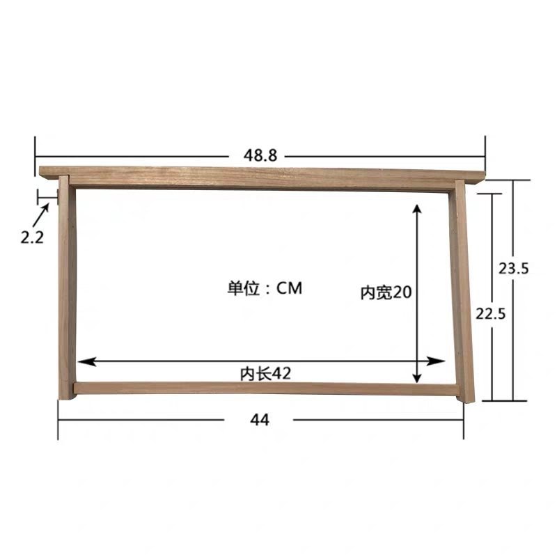 散装巢框中蜂意蜂蜜蜂巢框养蜂工具标准全新杉木蜜蜂专用装散