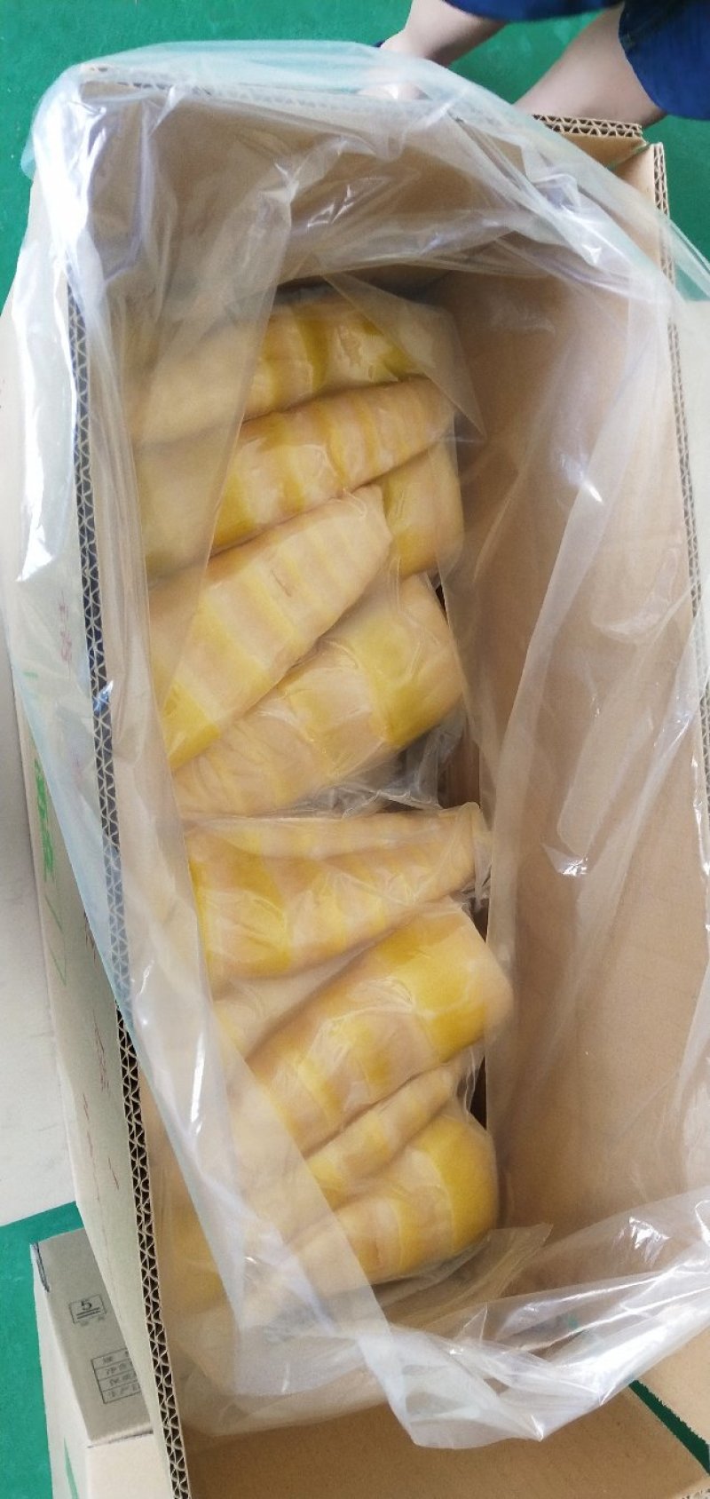 真空纸箱包装酸笋尾