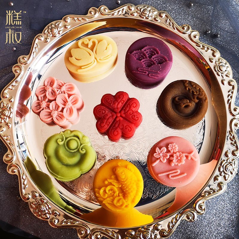 糕叔日式网红月饼中秋节月饼礼盒桃山皮和果子月饼团购月